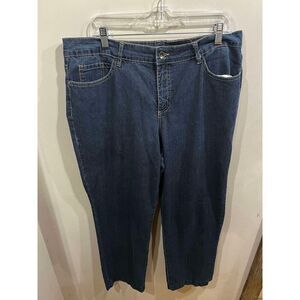Nine West Jeans Womens Size 34x28 Blue High Rise Straight Denim Normcore